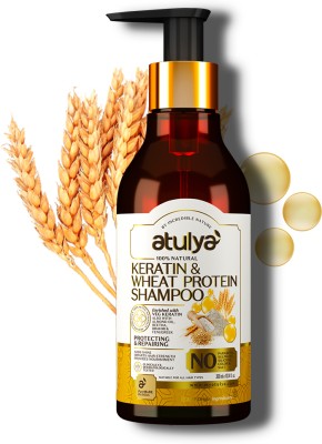 Atulya Keratin & Wheat Protein Hair Cleanser/Shampoo(300 ml)