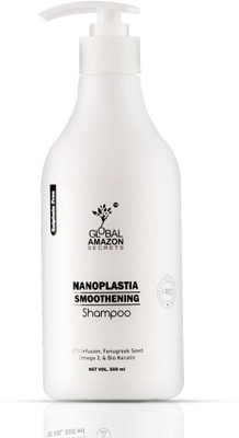 Global Amazon Secrets Nanoplastia Smoothening Shampoo(500 ml)