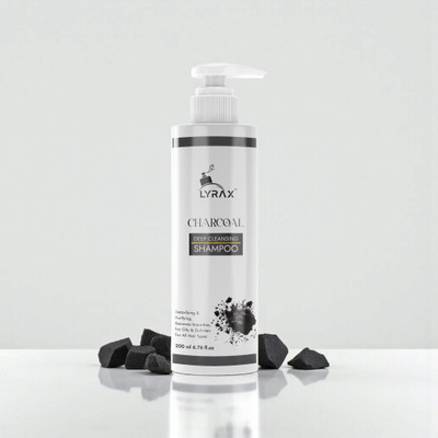 LYRAX CHARCOAL SHAMPOO 200ML(200 ml)