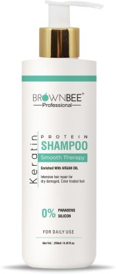 brownbee Keratin Protein With Argan Oil Shampoo (250 ml)(250 ml)