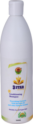 jagdamba herbal 3 Star Shampoo | 2× Condiitioning Shampoo | Nourishing Formula(500 ml)