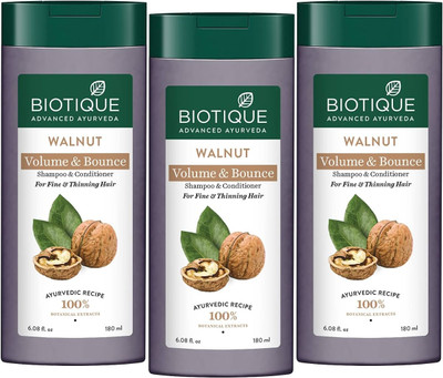 BIOTIQUE Walnut Volume & Bounce Shmpoo(540 ml)