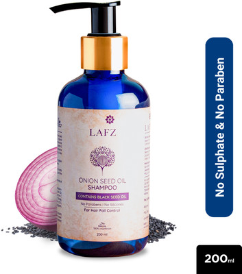 LAFZ Onion & Black Seed Shampoo with Vitamin E - Helps control hair fall(200 ml)