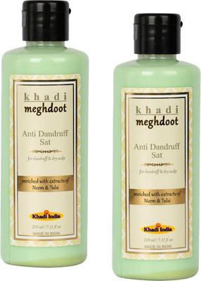 KHADI MEGHDOOT Antidandruff Shampoo 210ml (Pack of 2)(420 ml)