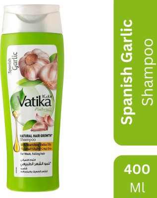VATIKA Spanish Garlic Shampoo with Nourishing Natural Hair Growth(400 ml)