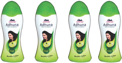 aswini Adhuna Amla Shampoo (Pack of 4)(175 ml)