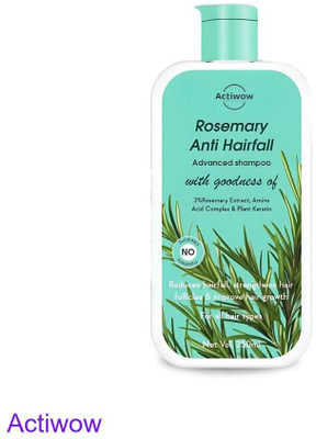 ACTIWOW Rosemary Shampoo For Reversing Hair Thinning and Promoting Strength(300 ml)