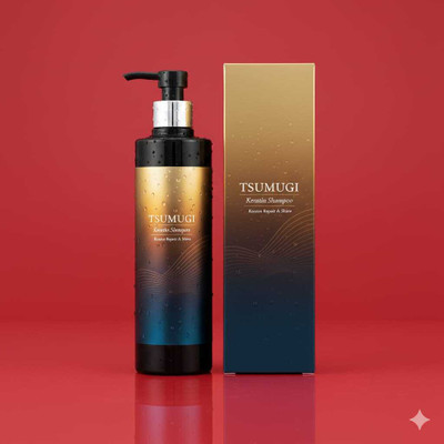 tsumugi 01 Keratin Premium Keratin Shampoo for Men & Women 500ml(500 ml)