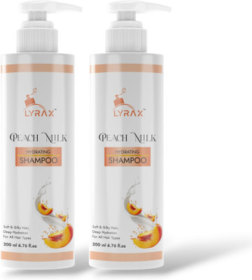 LYRAX PEACH MILK SHAMPOO (COMBO PACK)(400 ml)