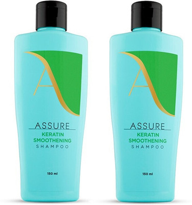 ASSURE Keratin Smoothening Shampoo Pack of 2(300 ml)