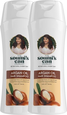 The Soumi's Can Product Argan Oil Hair Shampoo (Pack of 2)(400 ml)