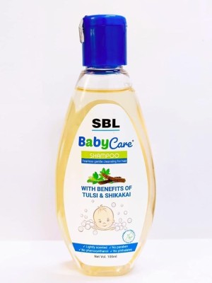 SBL Baby Care Shampoo - Tearless Cleanser for Kids (Pack of 3)(300 ml)