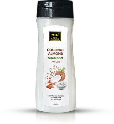 NTN Coconut Almond Shampoo with Curd, Strengthens & Repairs(200 ml)