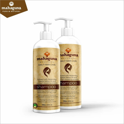 mahaguna Protein Shampoo/Hair Strengthen Shampoo/Infused with Rosemary Shampoo(400 ml)