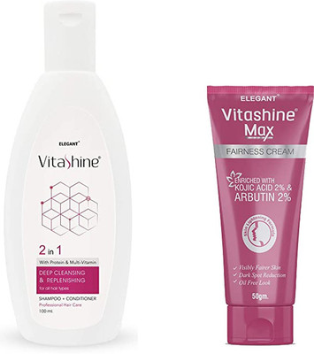 Vitashine 1 SHAMPOO 2 IN 1 WITH FACEWASH(100 ml)
