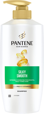 PANTENE Hair Science Silky Smooth Shampoo with Vitamin E(650 ml)
