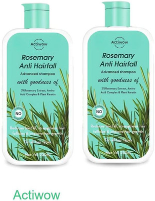 ACTIWOW Rosemary Shampoo For Enhancing Shine and Preventing Hair Breakage A001(500 ml)