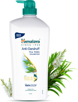 HIMALAYA Anti-Dandruff Tea Tree Shampoo (1L) + Anti-Dandruff Tea Tree Shampoo (80ml) Free(1000 ml)