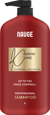 Nauge Keratin Shine With Argan Oil Shampoo(1 L)