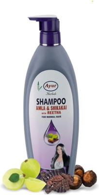 AYUR HERBAL Amla and Shikakai shampoo for men and women | All Hair Types (500ml) pack of 1(500 ml)