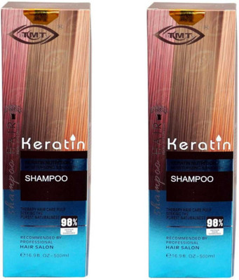Tmt Keratin Keratin Nutrition Moisturizing & Smooth Men & Women Shampoo 500ml 2pc(1000 ml)