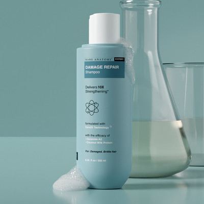 BARE ANATOMY Damage Repair Shampoo | With Coconut Milk | Adds Shine & Strengthens Hair(250 ml)