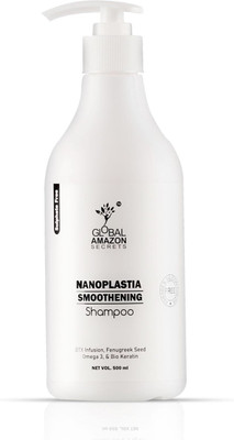 Global Amazon Secrets Nanoplastia Smoothening Shampoo (500 ml)(500 ml)