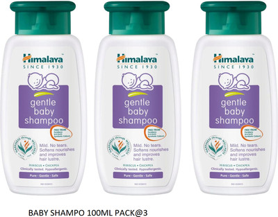 Himalaya Herbals Gentle Baby (Pack of 3) Shampoo{100ML EACH}(100 ml)