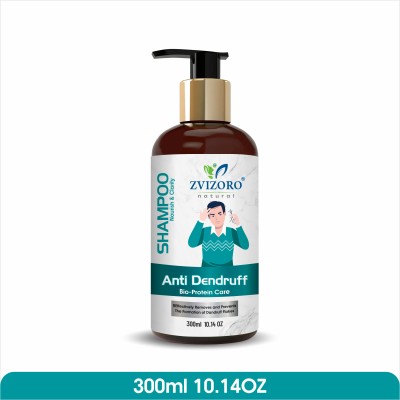 Zvizoro Anti-Dandruff Shampoo | Removes Dandruff,Strong & Smooth Hair(300 ml)