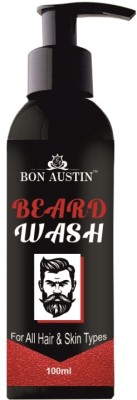 Bon Austin Anti Dandruff Natural Beard Wash|Deeply clean Skin & Healthy Beard 100ML Pack 1(100 ml)