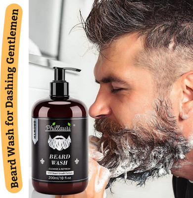 Phillauri Wash Soften Conditions Nourishes Beard Wash Cleanse & Refresh Beard(200 ml)