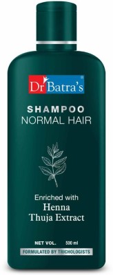 Dr Batra's Shampoo - Enriched with Henna, 500ml Bottle(500 ml)