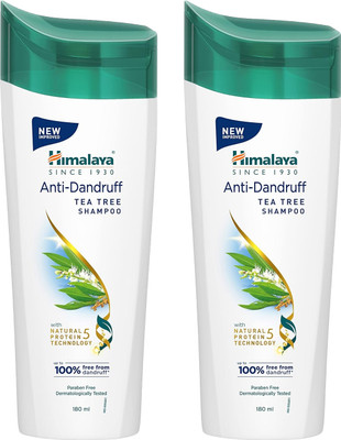 HIMALAYA ANTI-DANDRUFF TEA TREE SHAMPOO 180ML (PACK OF 2 )(180 ml)