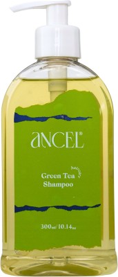 Ancel Green Tea Shampoo with Green Tea Extract, Tea Tree Oil & Almond Oil(300 ml)
