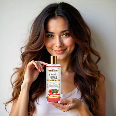 Utkrisht Khadi Hibiscus & Fenugreek Shampoo for Smooth, Silken Hair Feel(200 ml)
