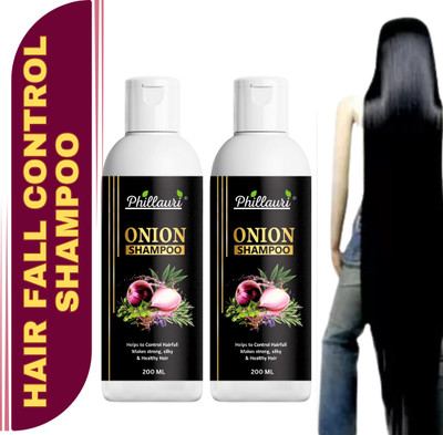 Phillauri Onion Hair Fall Shampoo for Hair Growth & Hair Fall Control(400 ml)