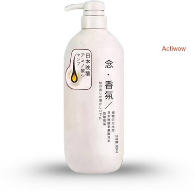 ACTIWOW Sakura Japanese Shampoo With Rice Water, With Smooth Texture(300 ml)