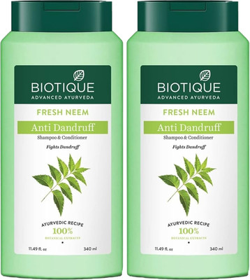 BIOTIQUE Fresh Neem Anti Dandruff Shmpoo(680 ml)
