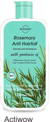 ACTIWOW Rosemary Shampoo For Reversing Hair Damage and Preventing Hair Loss(300 ml)