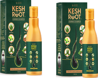 KESH ROOT root care shampoo pack of 2(100 ml)