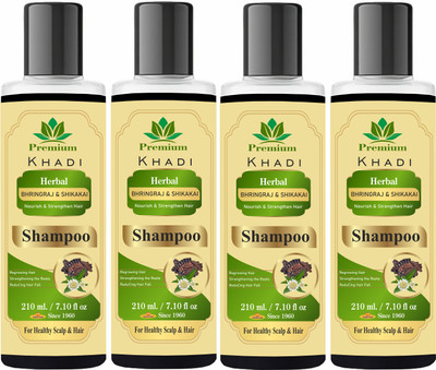 Premium Khadi Natural Bhringraj Shikakai Shampoo(840 ml)