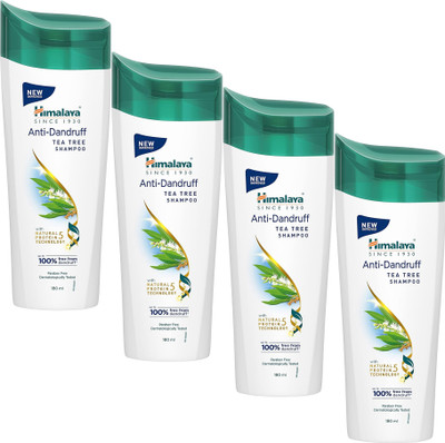 HIMALAYA ANTI-DANDRUFF TEA TREE SHAMPOO 180ML (PACK OF 4 )(180 ml)