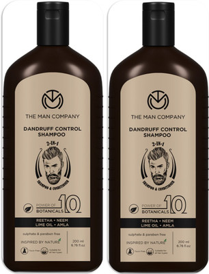 THE MAN COMPANY Dandruff Control 2-in-1 Shampoo & Conditioner For Men  (400 Ml) For Rs. 249 @ 50 %