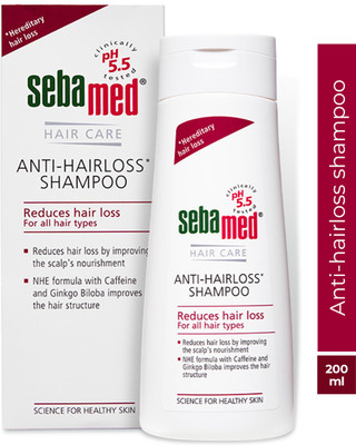 Sebamed Anti- Hairloss Shampoo|pH 5.5| Reduces Hair Loss |(200 ml)