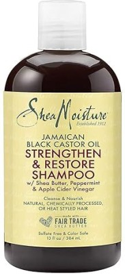 Shea Moisture Jamaican Black Castor Oil Strengthen, Grow And Restore Shampoo, 13 Ounce(384 ml)