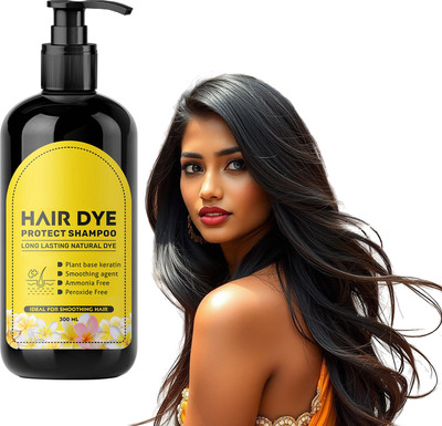 CHITAAKSH Hair Strengthening Dye Shampoo – Smooth Finish – 300ml(300 ml)