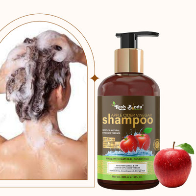 RAHIPA Apple Shampoo Zero Flakes Anti-Dandruff Deep Clean(300 ml)