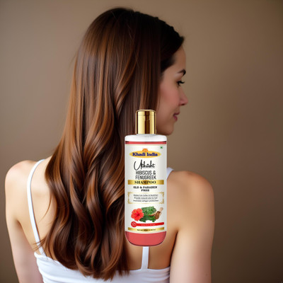 Utkrisht Khadi Hibiscus Fenugreek Shampoo for Smooth, Silky & Healthy Hair(200 ml)