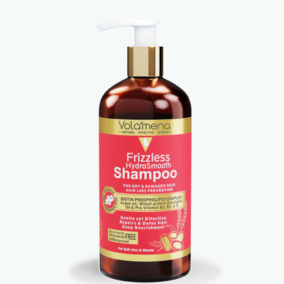 Volamena Frizzless Hydrasmooth Shampoo Paraben, Sulfate Free & pH Balanced(300 ml)