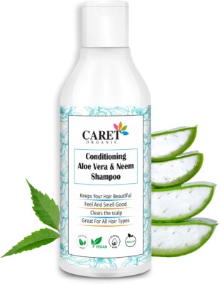 Caret Organic Conditioning Aloevera & Neem shampoo for Natural Hair Growth(300 ml)